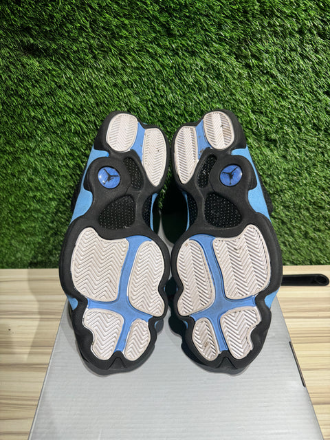 Jordan 13 Retro Black University Blue Sz 11.5