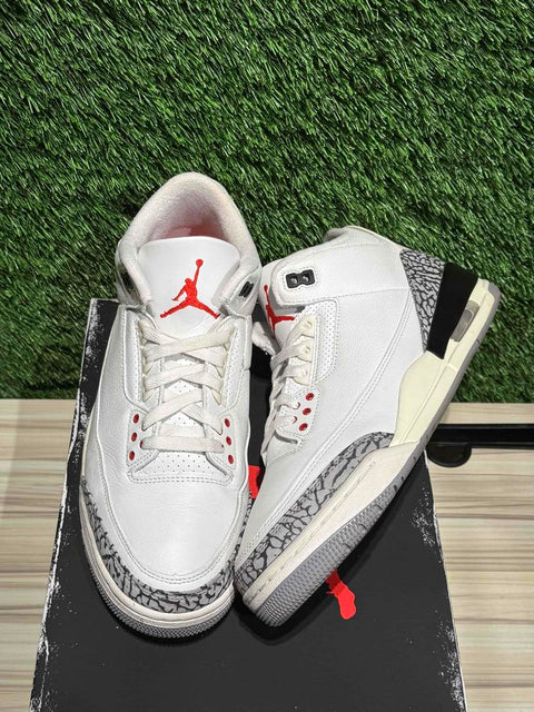 Jordan 3 Retro White Cement Reimagined Sz 10M,