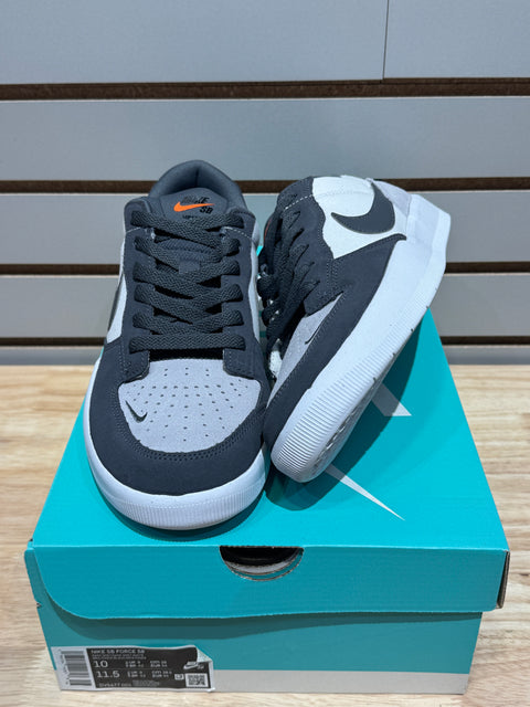 Nike SB Force 58 Dark Grey White Sz 10