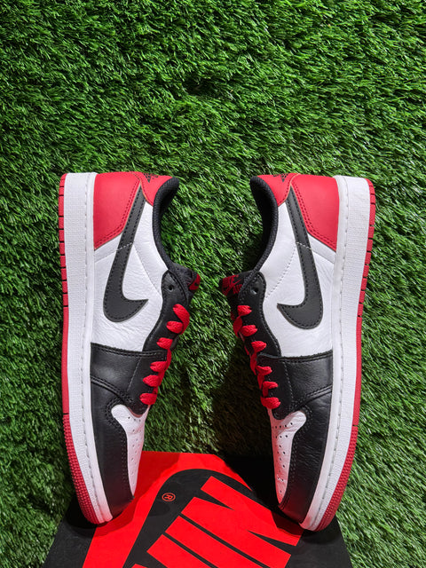 Jordan 1 Retro Low OG Black Toe (2023) Sz 7.5M