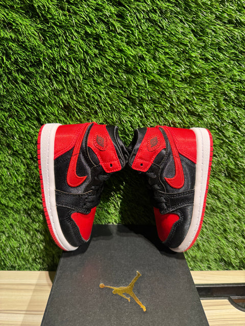 Jordan 1 Retro High OG Satin Bred (TD) Sz 5c