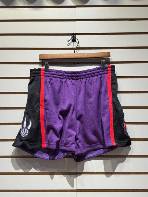 Women's Toronto Raptors Mitchell & Ness Purple Jump Shot Shorts Sz XXL
