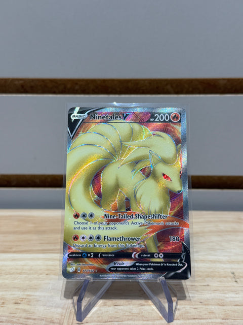 Ninetales V (Full Art) - Pokemon SWSH02: Rebel Clash (SWSH02)