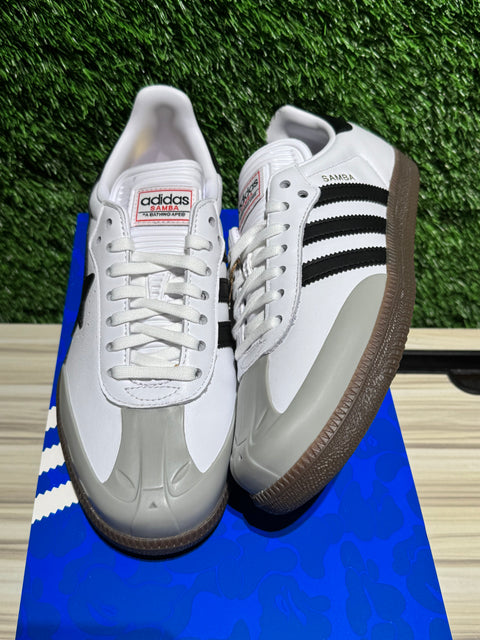 adidas Samba Bape White Black Gum Sz 8M