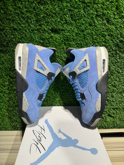 Jordan 4 Retro University Blue Sz 9.5M