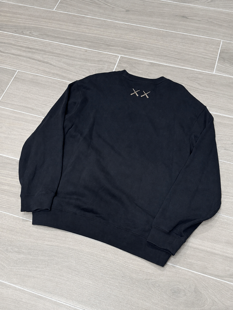 KAWS x Uniqlo Longsleeve Sweatshirt (US Sizing) Black Sz M
