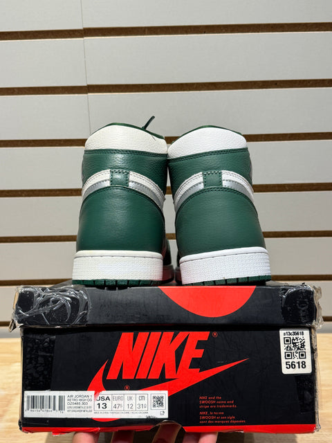 Jordan 1 Retro High OG Gorge Green Sz 13