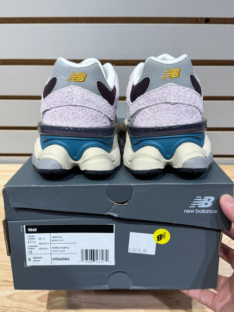New Balance 9060 Taro Plum Brown Sz 11.5