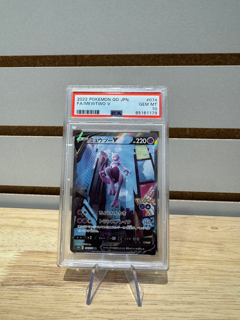 2022 POKEMON GO JPN. FA/MEWTWO V PSA 10