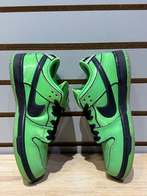 Nike SB Dunk Low The Powerpuff Girls Buttercup Sz 4M