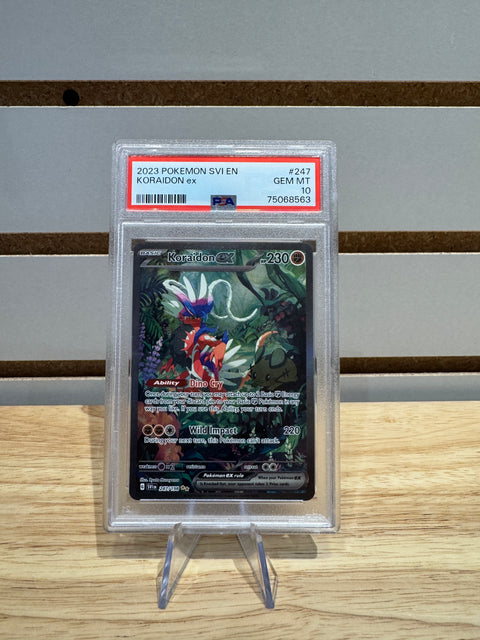 2023 POKEMON SVI EN KORAIDON ex PSA 10