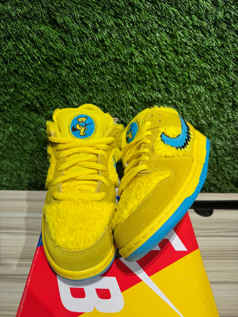 Nike SB Dunk Low Grateful Dead Bears Opti Yellow Sz 8