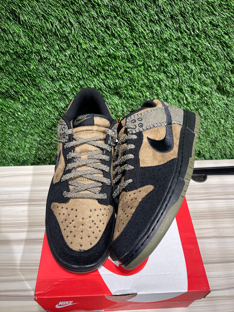 Nike Dunk Low Retro Camo Olive Sz 12
