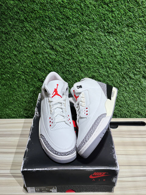 Jordan 3 Retro White Cement Reimagined Sz 13M