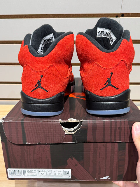 Jordan 5 Retro Raging Bull Red (2021) Sz 9
