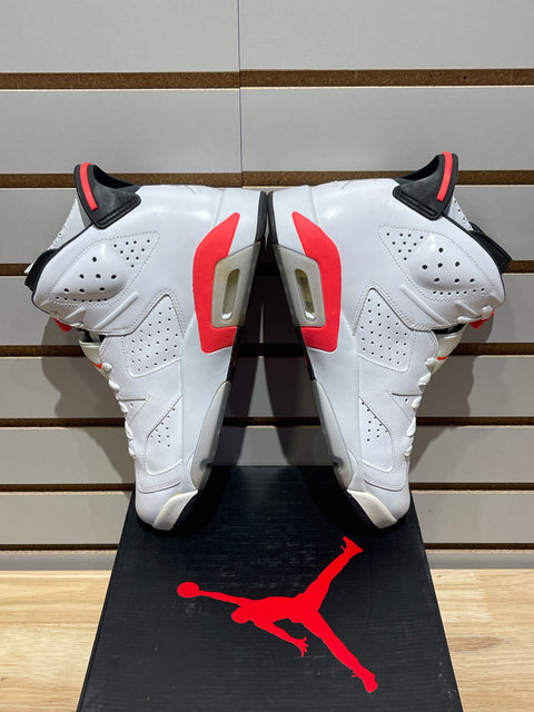 Jordan 6 Retro Infrared White (2014) Sz 9.5