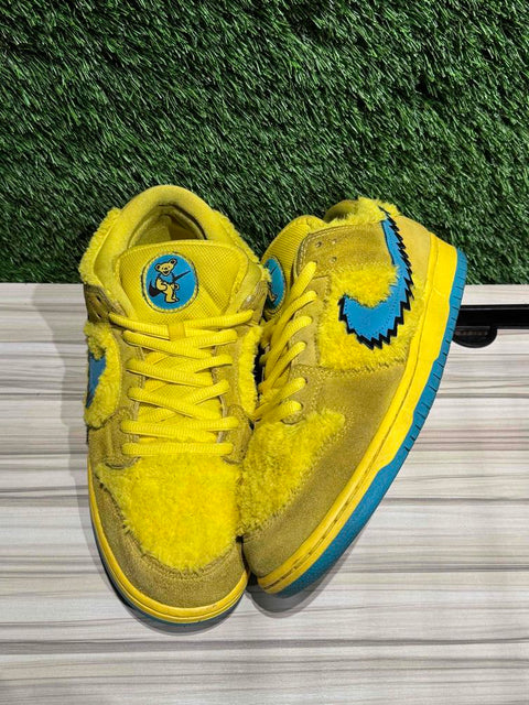Nike SB Dunk Low Grateful Dead Bears Opti Yellow Sz 12