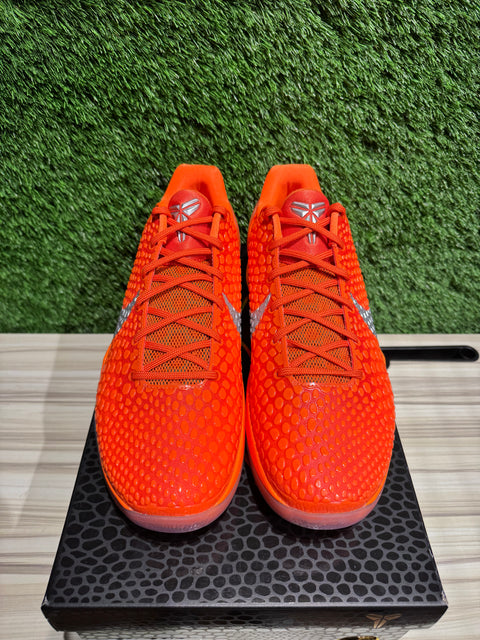 Nike Kobe 6 Protro Total Orange Sz 13