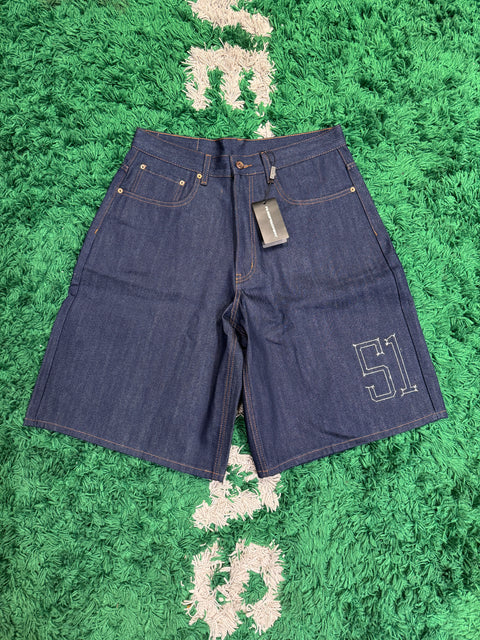 GV Gallery Raspberry Hills Ichiro Raw Denim Shorts Sz M