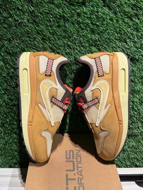 Nike Air Max 1 Travis Scott Cactus Jack Wheat Lemon Drop Sz 6M