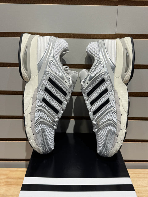 adidas Adistar Control 5 Silver Metallic Grey Black Sz 8.5