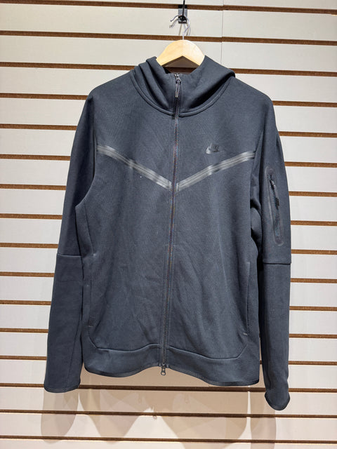 Nike Tech Fleece Black Hoodie Sweatshirt Sz L