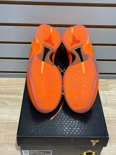 Nike Kobe 6 Protro Total Orange Sz 10.5