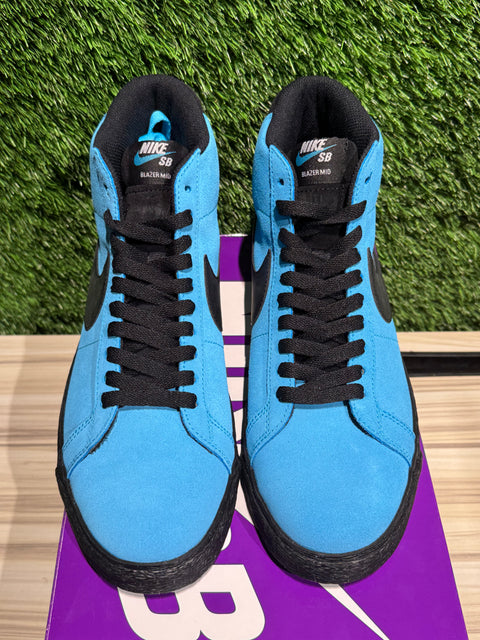 Nike SB Zoom Blazer Mid Baltic Blue Sz 8.5