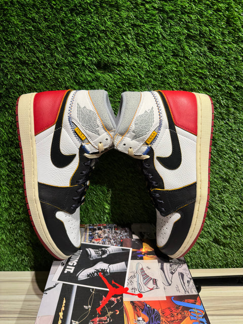 Jordan 1 Retro High Union Los Angeles Black Toe Sz 10.5M