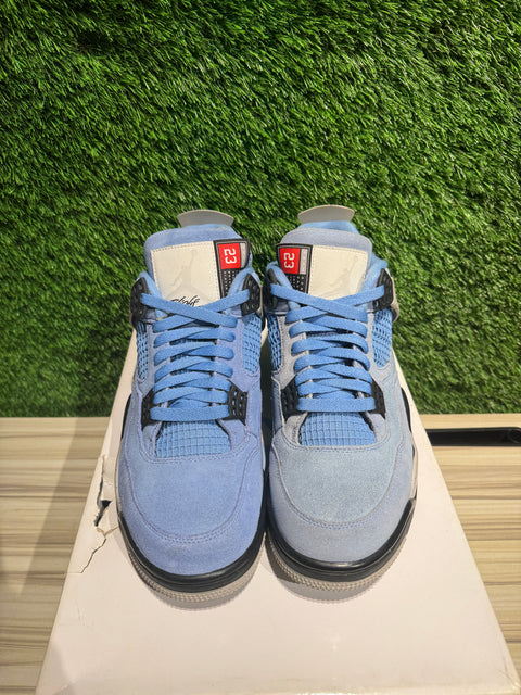 Jordan 4 Retro University Blue Sz 10
