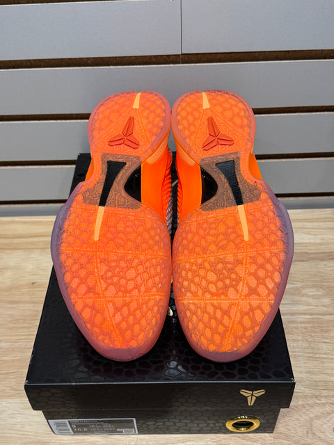 Nike Kobe 6 Protro Total Orange Sz 9