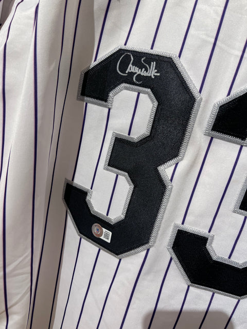 Vintage Colorado Rockies *SIGNED VERIFIED AUTHENTIC* Larry Walker Jersey
