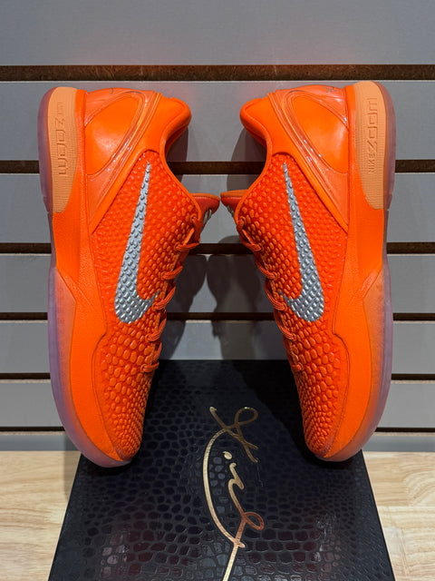 Nike Kobe 6 Protro Total Orange Sz 9.5