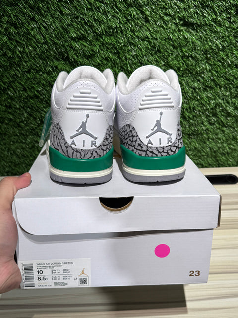 Jordan 3 Retro Lucky Green (Women's) Sz 8.5