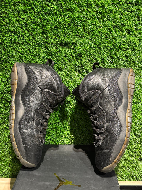 Jordan 10 Retro Drake OVO Black Sz 10M