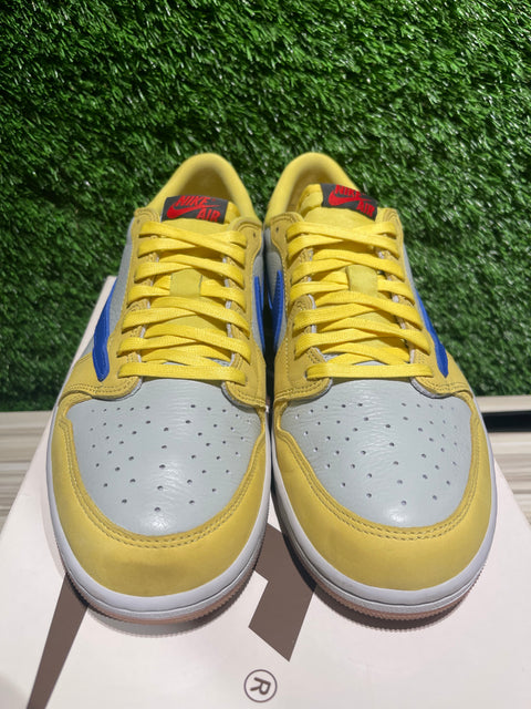 Jordan 1 Retro Low OG SP Travis Scott Canary (Women's) Sz 11M/12.5W