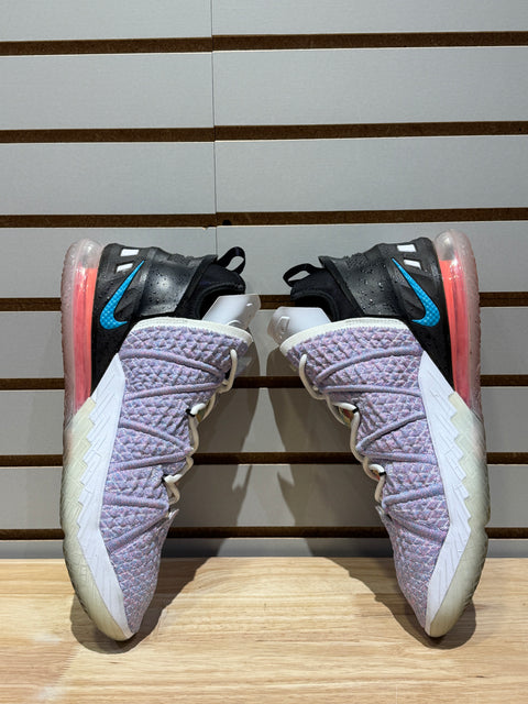Nike LeBron 18 Graffiti Blue Mutli-Color Sz 12