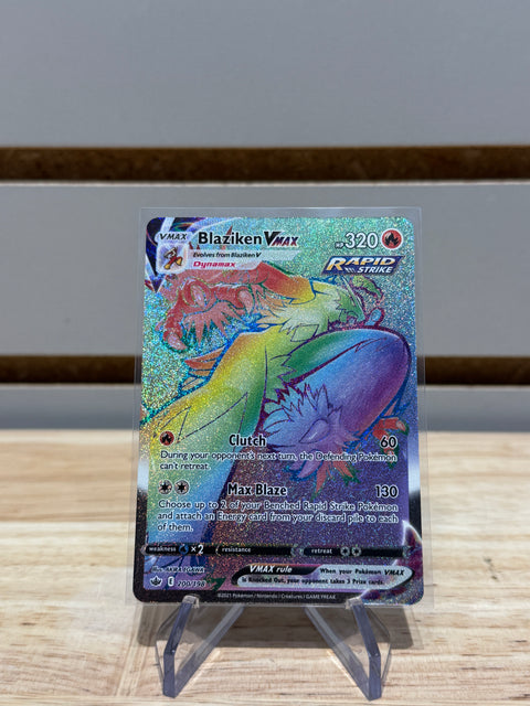 Blaziken VMAX (Secret) - Pokemon SWSH06: Chilling Reign (SWSH06)