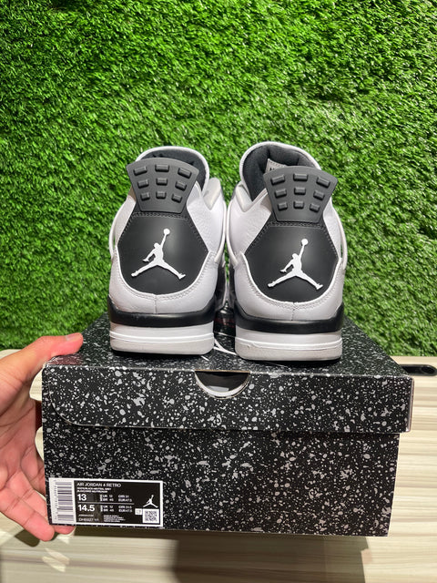 Jordan 4 Retro Military Black Sz 13