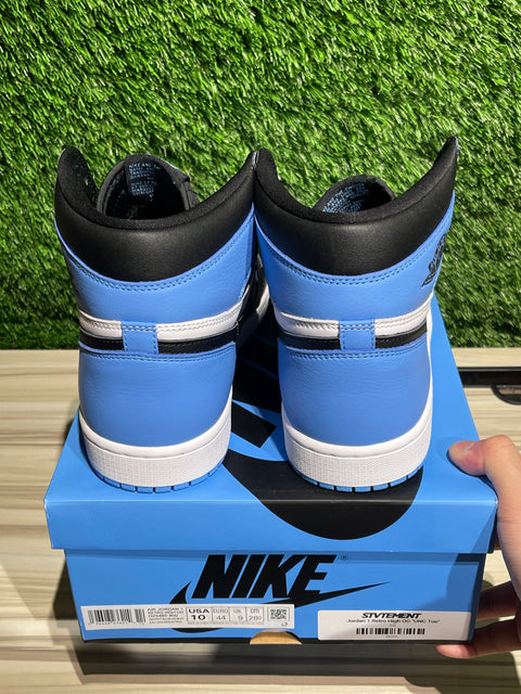 Jordan 1 Retro High OG UNC Toe Sz 10M