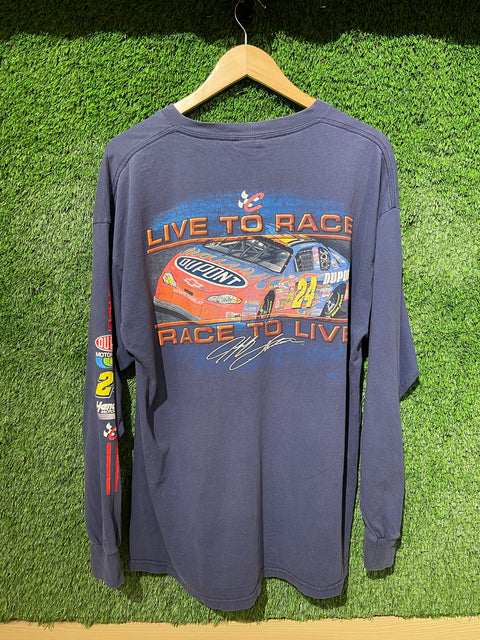 Unique Nascar Jeff Gordon Signature L/S