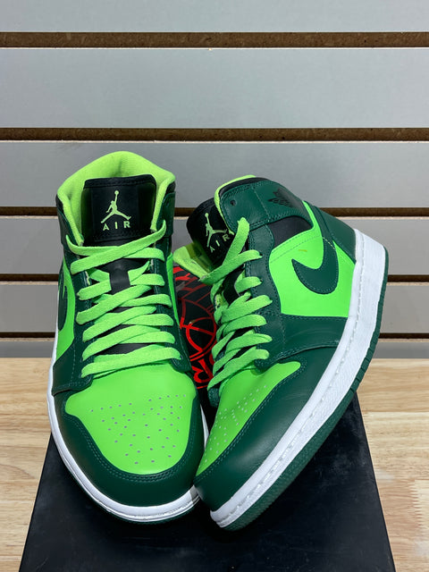 Jordan 1 Retro Mid Gorge Green Sz 9M