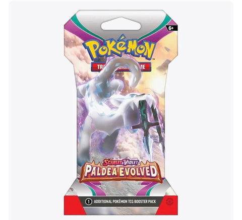 Pokemon Paldea Evolved Sleeved Booster Pack - SV02: Paldea Evolved (PAL)