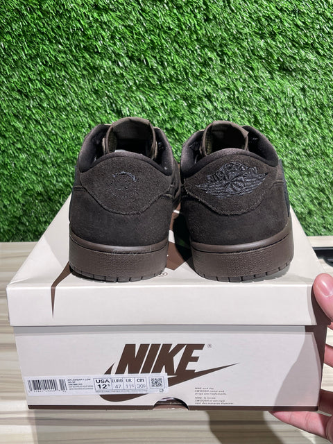 Jordan 1 Retro Low OG SP Travis Scott Velvet Brown Sz 12.5M