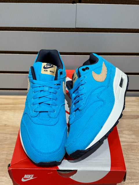 Nike Air Max 1 Corduroy Baltic Blue Sz 10.5