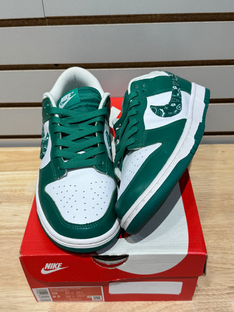 Nike Dunk Low Essential Paisley Pack Green (Women's) Sz 8.5M