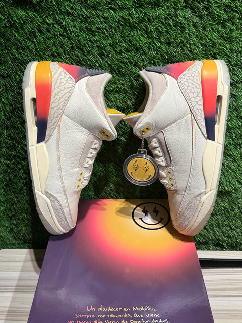 Jordan 3 Retro SP J Balvin Medellín Sunset Sz 10.5