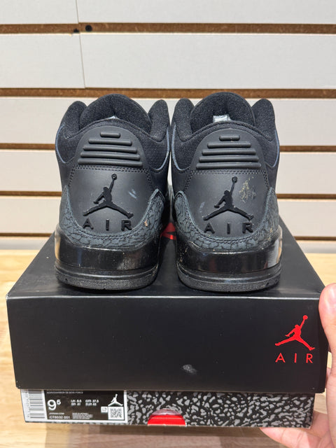 Jordan 3 Retro Black Cat (2025) Sz 9.5