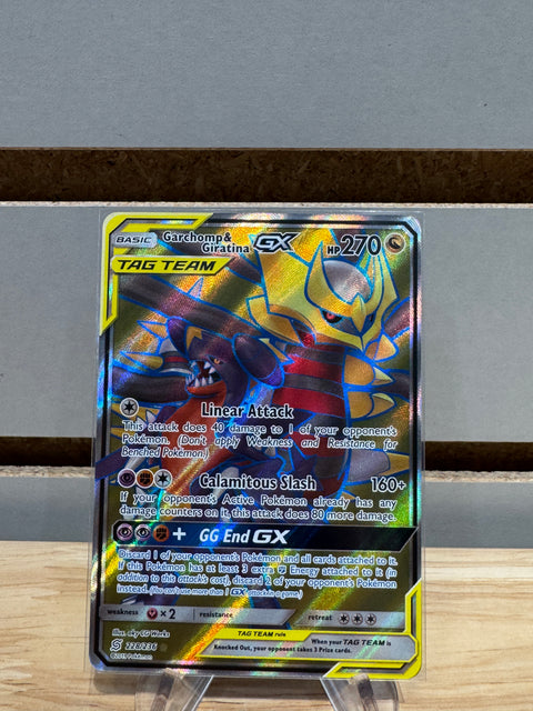 Pokémon Garchomp & Giratina GX (Full Art) - SM - Unified Minds (SM11)
