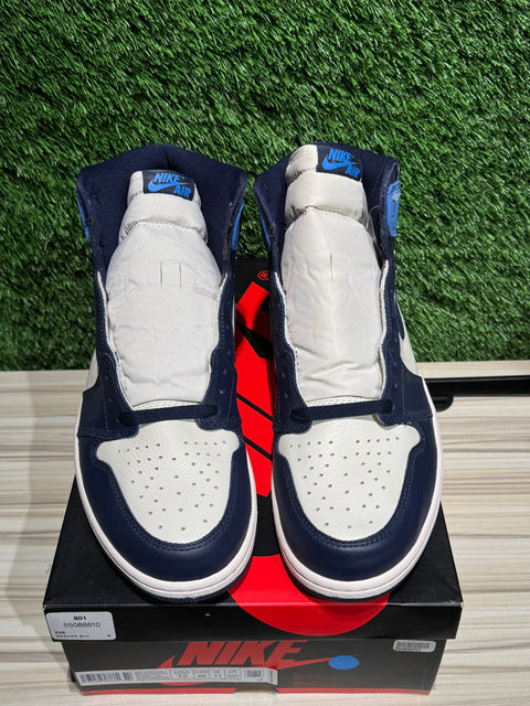 Jordan 1 Retro High Obsidian Sz 12M